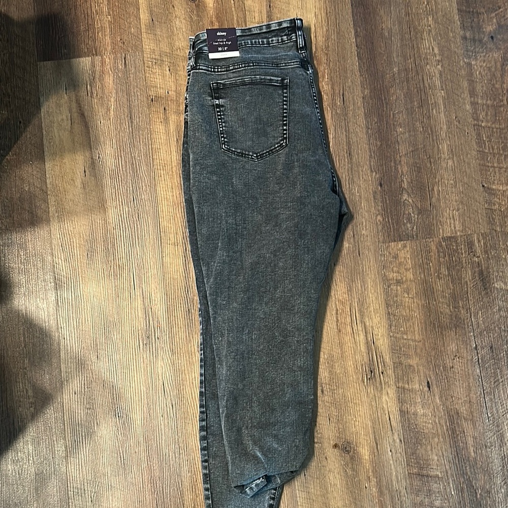 Dark Gray Denim Jeans